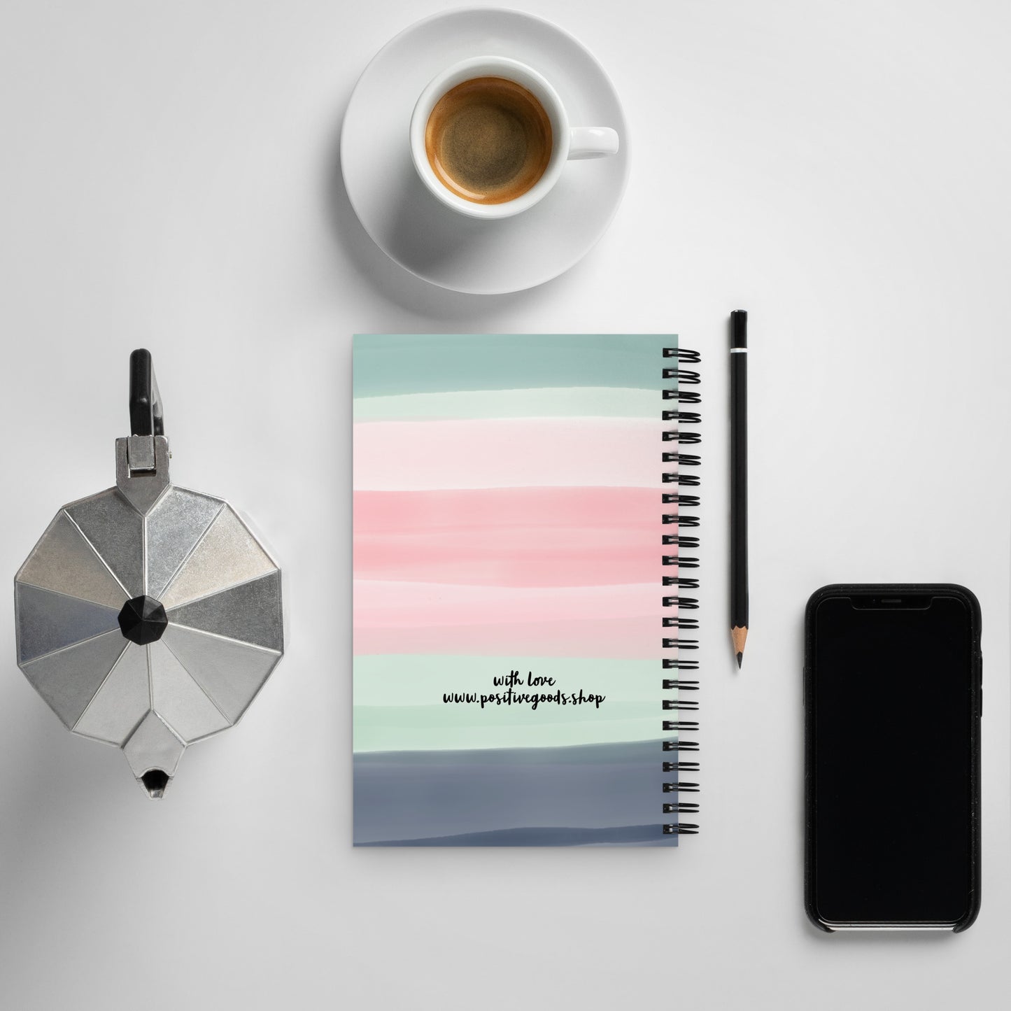 Spiral notebook "BURN FOR WHAT YOU LOVE"