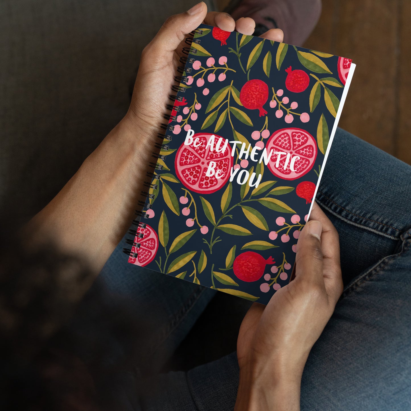 Spiral notebook " BE AUTHENTIC"