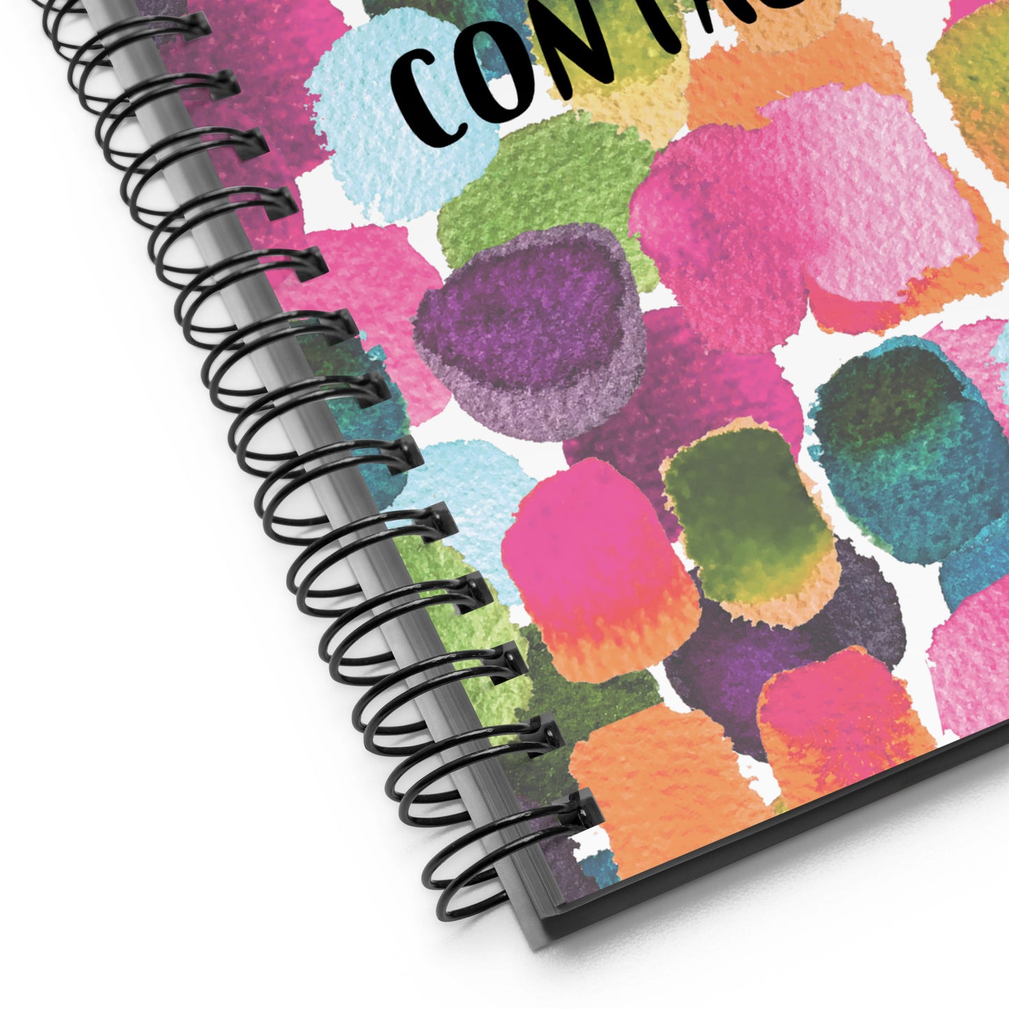 Spiral notebook "POSITIVITY IS CONTAGIOUS"