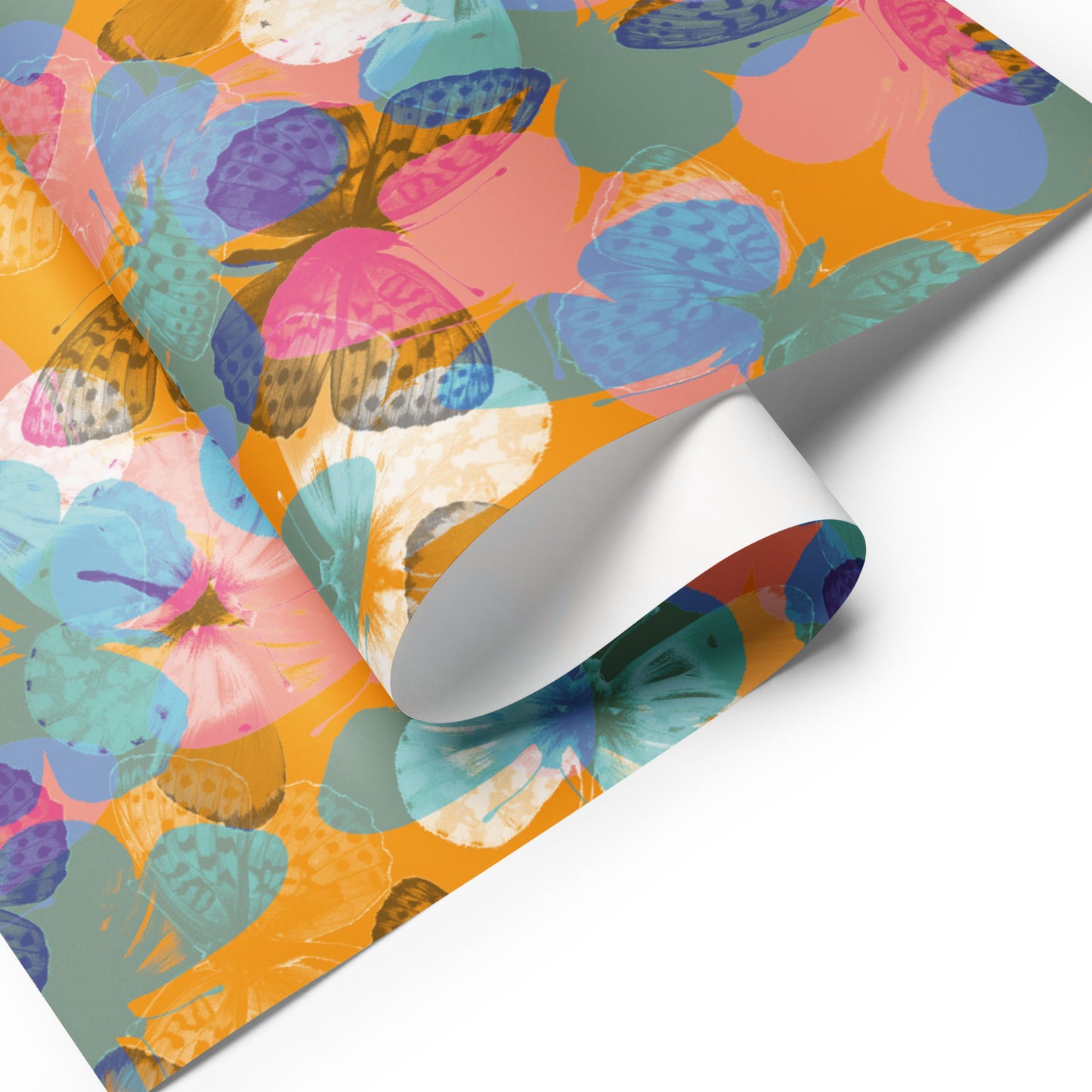 Colorful Butterfly Wrapping Paper
