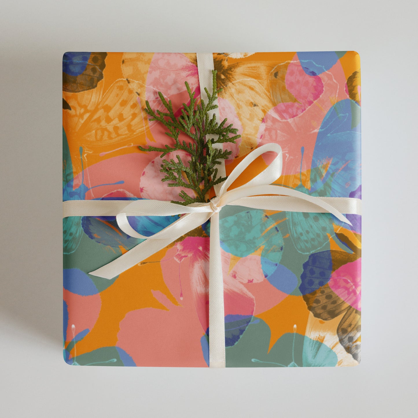 Colorful Butterfly Wrapping Paper