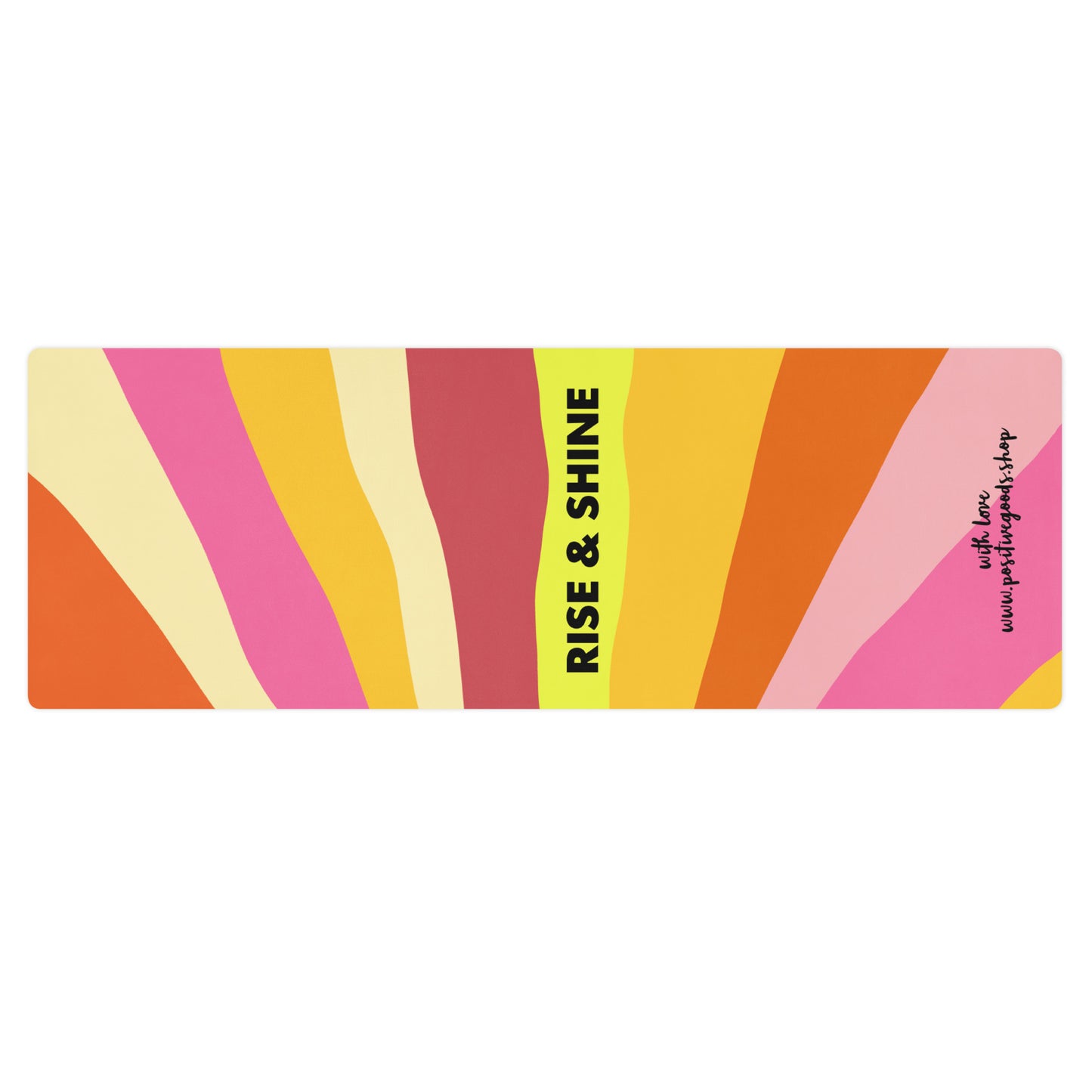 Yoga mat "RISE AND SHINE"