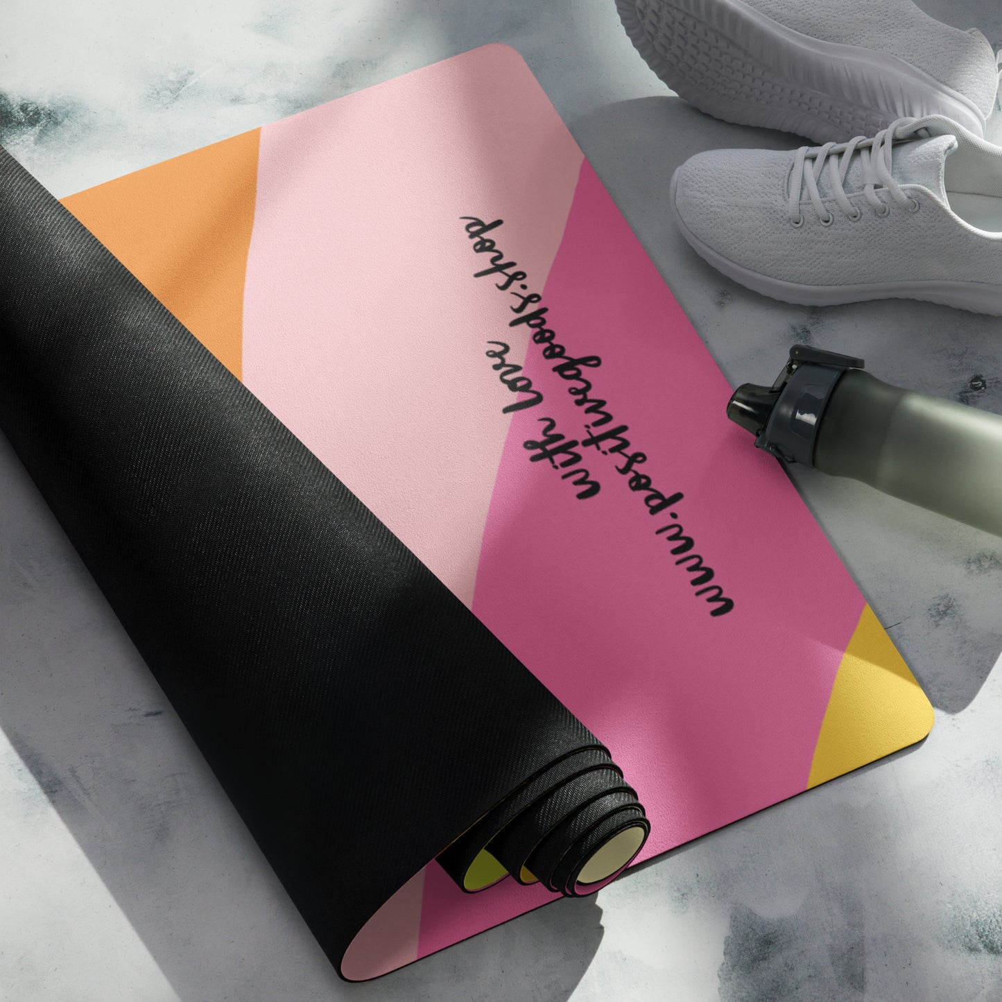 Yoga mat "RISE AND SHINE"